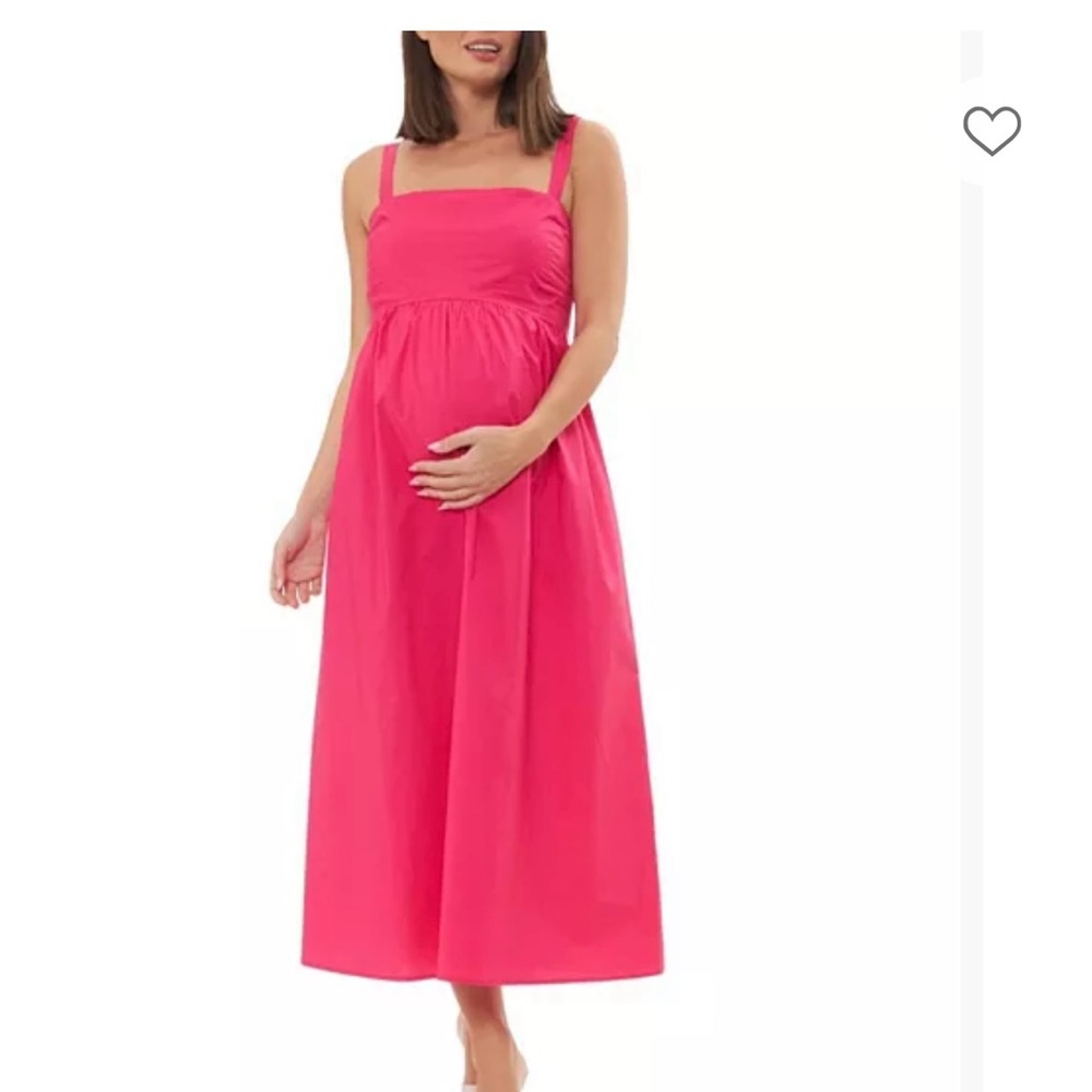 Ripe, pink Maternity Maxi Dress